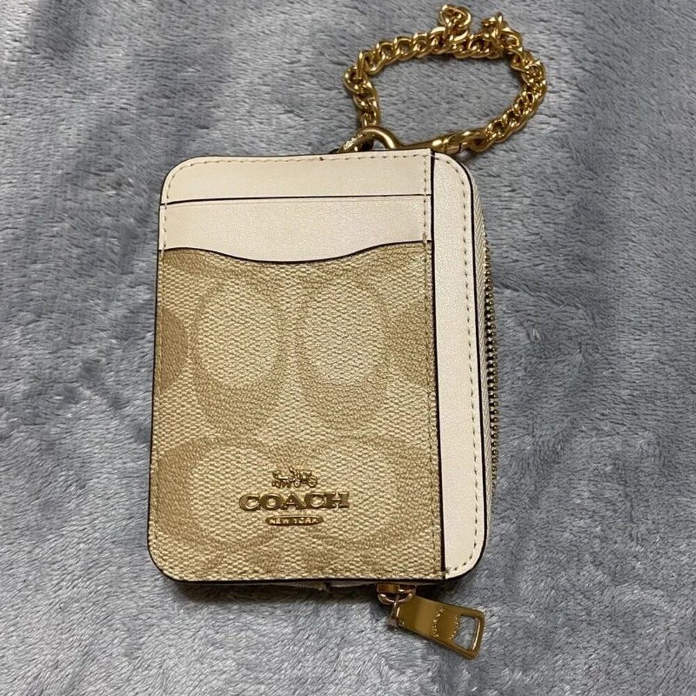 Coach Wallet Wristlet Canvas